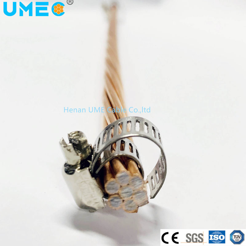 15% to 40% Conductivity Tinned Copper Clad Steel CCS Wire 7/4.62mm ASTM ...