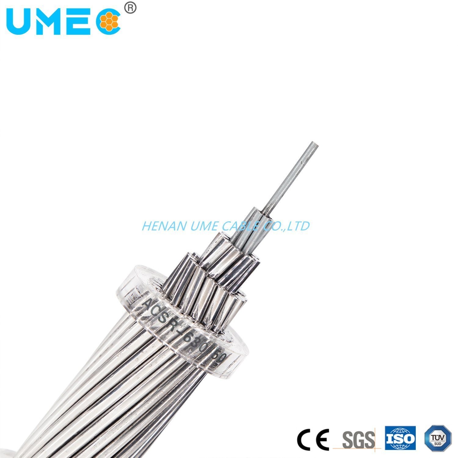 Round Wire ACSR Conductor for Overhead Transmission Line Third Party ...