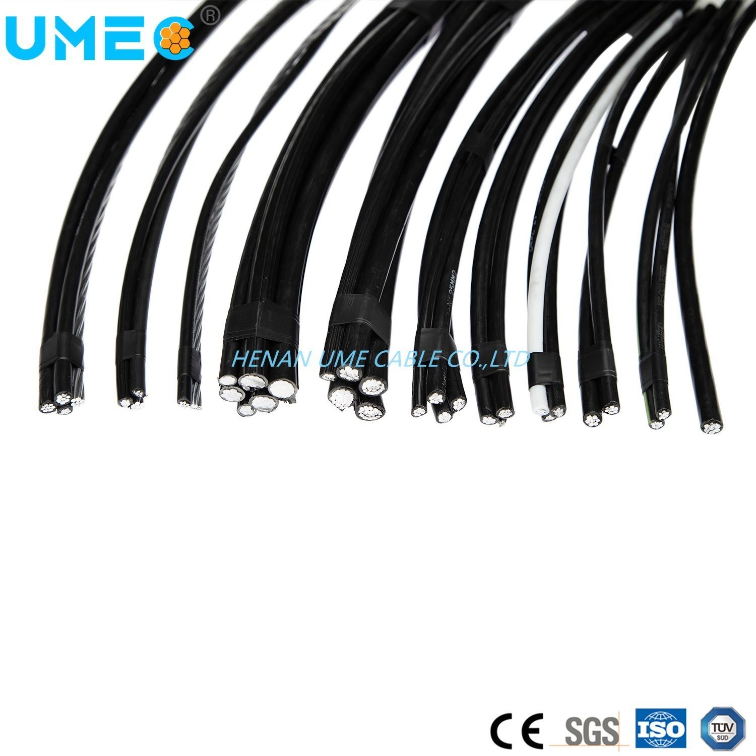 Aluminum and Steel Conductor Insulated Aerial Bundled Cable for ...