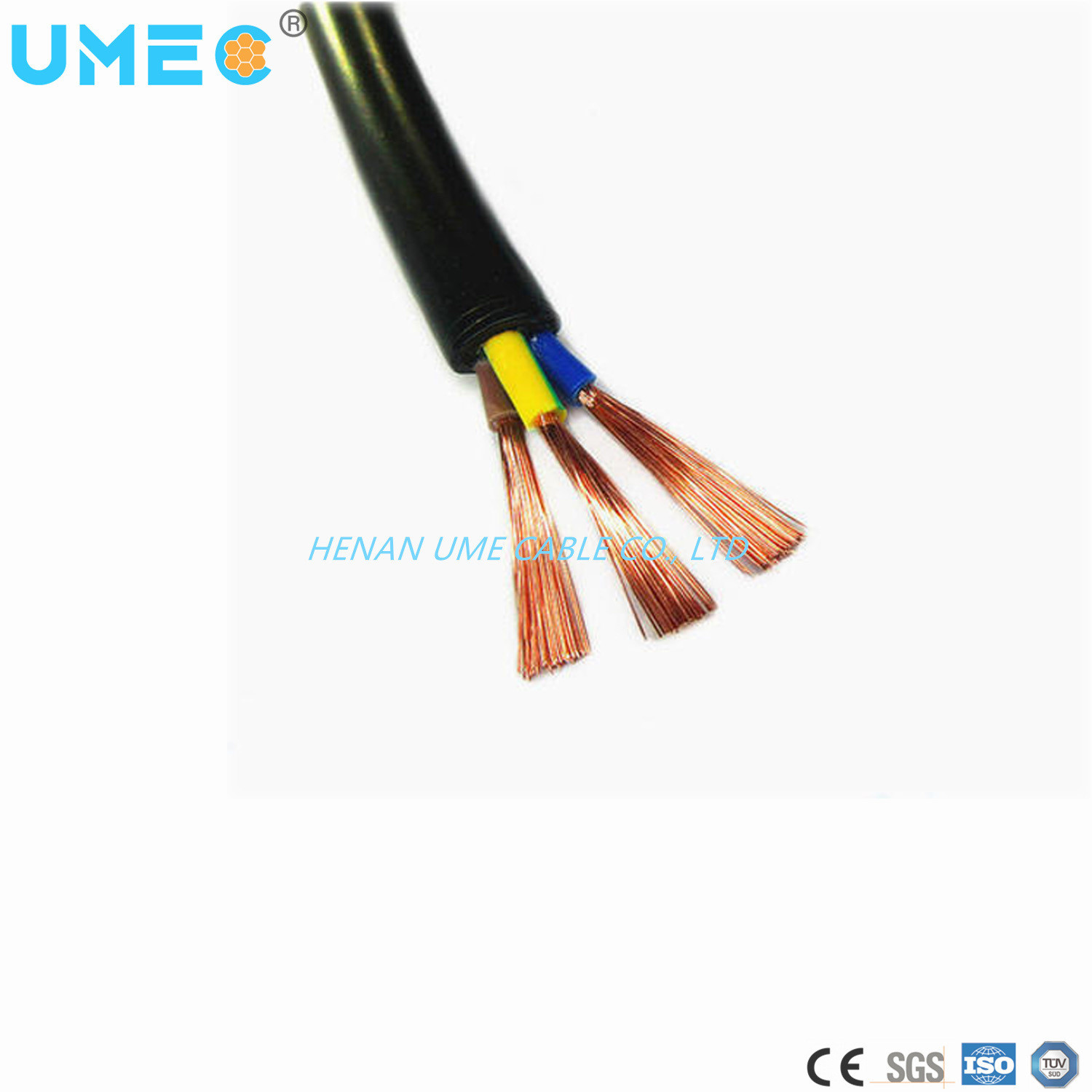 Wire Pvc Shell Customer Specified PVC Insulated PVC Sheathed Round Flexible Wire Rvv