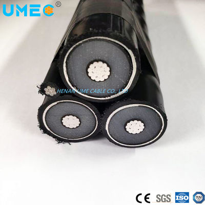 Overhead Insulated Aluminium Conductor 3X16 3X25 3X35 3X50 mm2 3 Cores Low Voltage Aerial Bundled ABC Cable