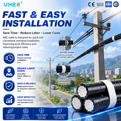 High Conductivity Aluminum Conductors | UV Resistant XLPE Insulation | IEC Standards | OEM & Custom Sizes Available