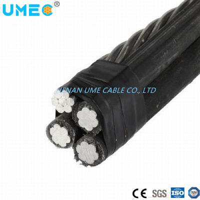 Triplex Overhead Aerial Bundled Cable with Solid Aluminum Conductor
