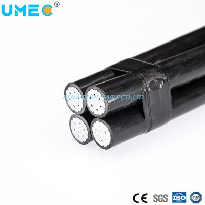 XLPE Insulated Overhead Aluminium Conductor Triplex Service Drop Wire ...