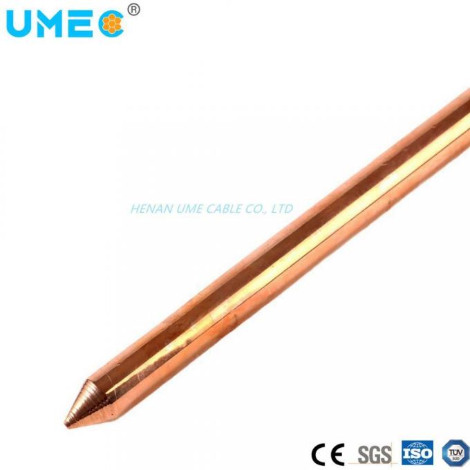 Underground Rods Underground Copperweld Ground / Earth Rod With Copper Purity More Than ...